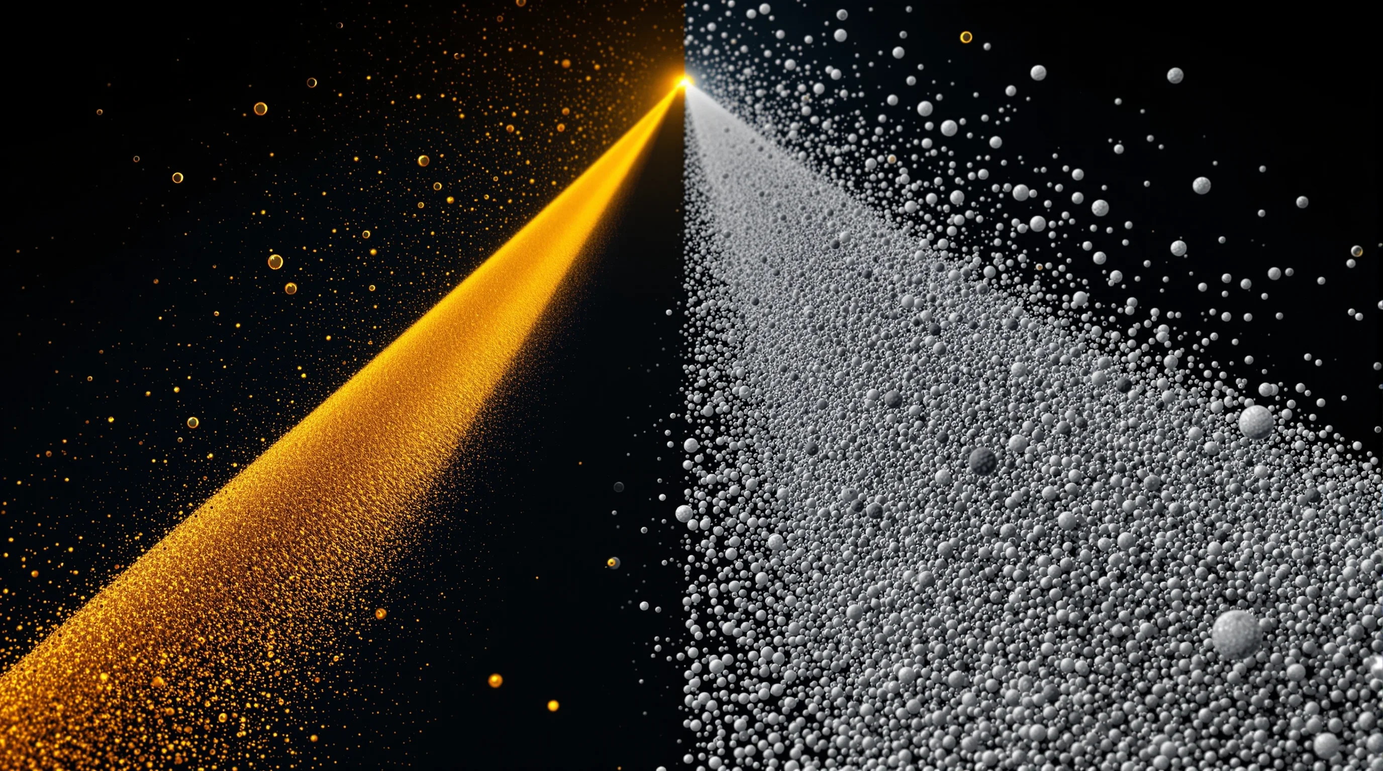 Split visualization showing organized lead flow vs chaotic scattered leads